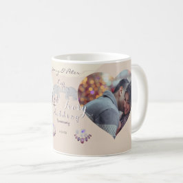 14. Hochzeitstag Elfenbeinkaffee Tasse
