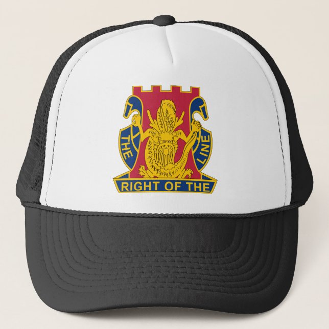 14. Infanterie-Regiment - die rechte Seite der Lin Truckerkappe (Vorderseite)