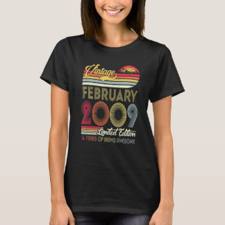 14 Jahre alt Februar 2009 14. Tag T-Shirt