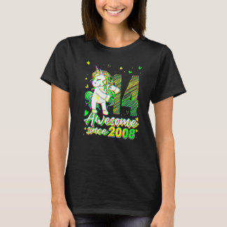14 Jahre alte Einhorn-Flossing 14. Geburtstag Unic T-Shirt