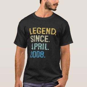 14 Jahre alte Vintage Legende seit April 2008 14h T-Shirt