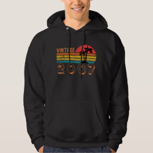 14 Jahre Altes Gift Boy Girl Vintag 2007 Retro 14. Hoodie