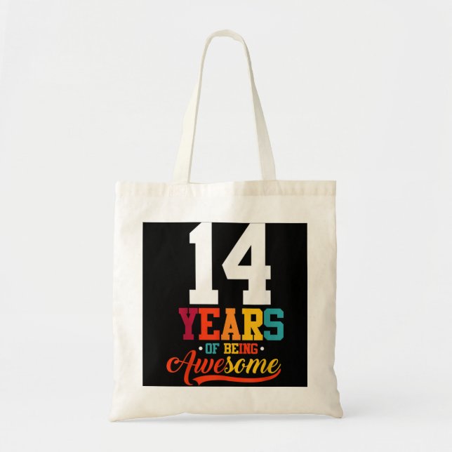 14 Jahre Phantastische Geschenke 14 Jahre alt 14. Tragetasche (Vorne)