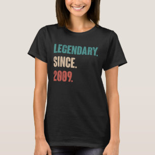 14 Jahre Vintag 2009 Geburtstag 14. Dekoration T-Shirt