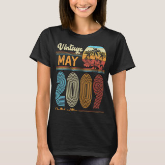 14 Jahre Vintager Geburtstag Mai 2009 Girls Boys T-Shirt