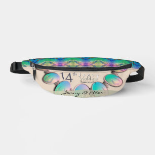 14. Jubiläum von Elfenbein und Opal Bauchtasche