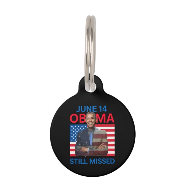 14. Juni Obama versäumt Wertschätzung Geschenk Haustiermarke (Vorderseite)
