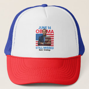 14. Juni Obama versäumt Wertschätzung Geschenk Truckerkappe