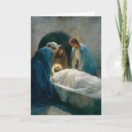 14. Kreuzwegstation - Jesus wird ins Grab gelegt Karte
