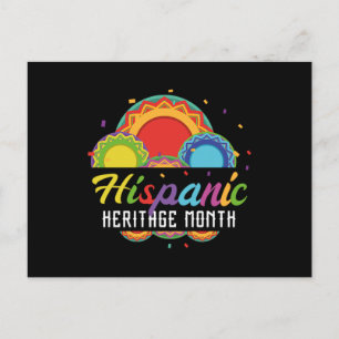 14.National Hispanic Erbe Monat alle Länder. Einladungspostkarte
