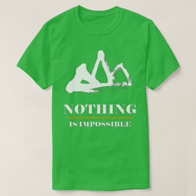 14 Peaks Nichts ist unmöglich T-Shirt (Design vorne)