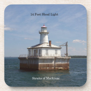 14 pieds Shoal Light set de 6 dessous de verre en
