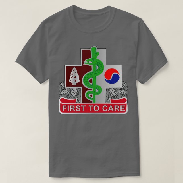 14. Support Hospital für Kämpfe, zwei TXT T-Shirt (Design vorne)