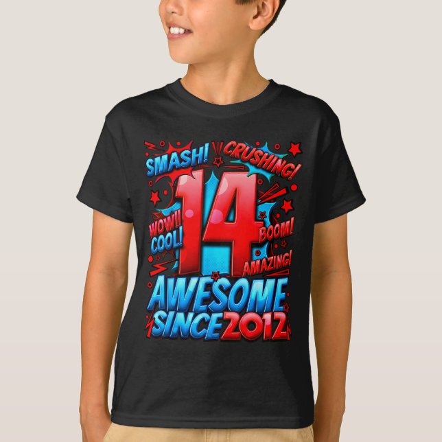 14 Year Old For Boys 14th Birthday Boy 14 Year Old T-Shirt (Vorderseite)