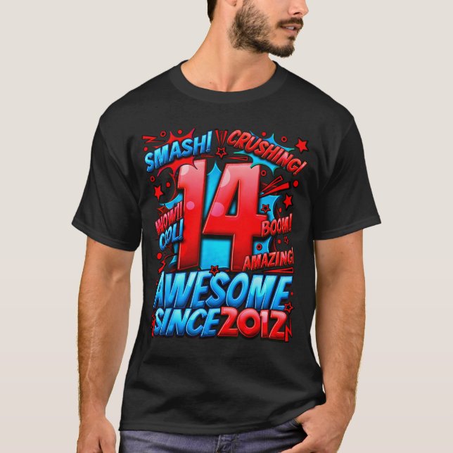 14 Year Old For Boys 14th Birthday Boy 14 Year Old T-Shirt (Vorderseite)