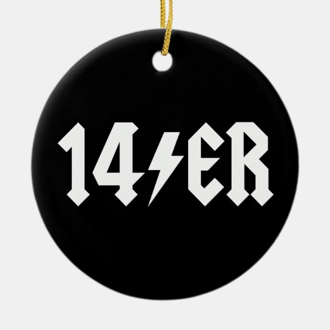 14er keramik ornament (Vorne)