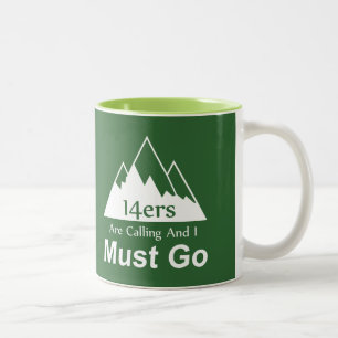 14ers nennen und ich muss gehen zweifarbige tasse