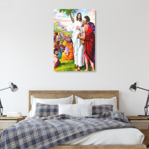 14h13 de Matthew - toile de 21 de Jésus hommes de