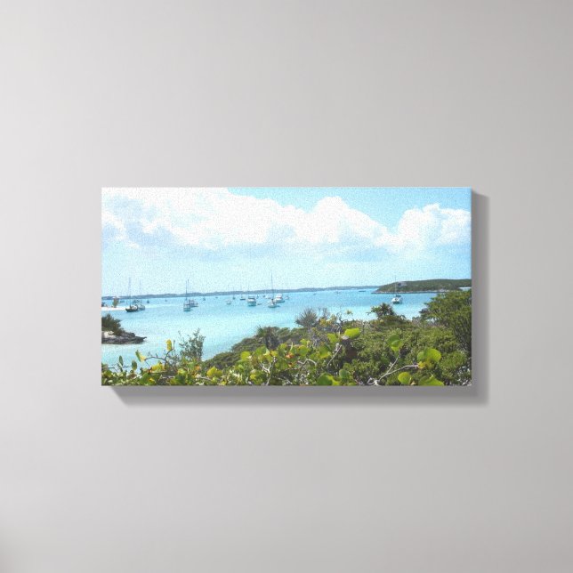 14x11 Canvas Print - Bahamas Strumpf Island Leinwanddruck (Vorderseite)