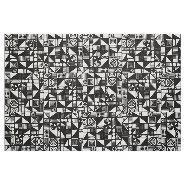150215v2 - Schwarz Stoff (Fat Quarter (45,7 x 55,9 cm))