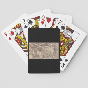 1507 Martin Waldseemuller Weltkarte Spielkarten