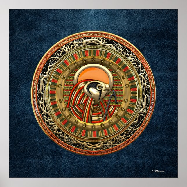 [150] Ägyptischer Sonnengott Ra Poster (Vorne)