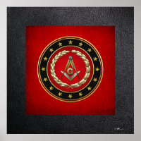 [150] Masonic Square and Compasses [3. Grad]