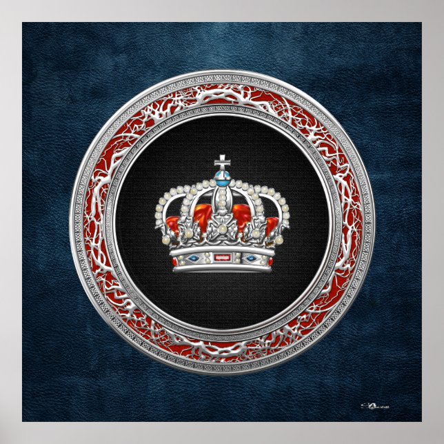 [150] Prinzessin King-Queen Crown [Silver] Poster (Vorne)
