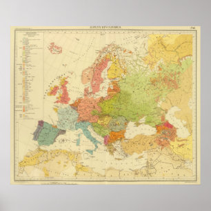 1516 europäische ethnographische poster