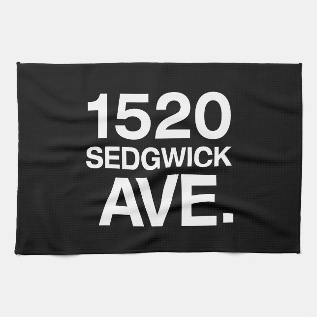 1520 SEDGWICK AVE. GESCHIRRTUCH (Horizontal)
