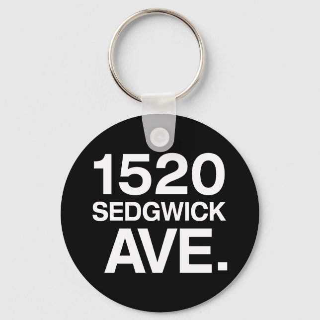 1520 SEDGWICK AVE. SCHLÜSSELANHÄNGER (Vorderseite)