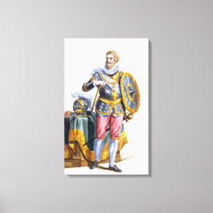 (1546-92) Herzog Alessandro-Farnese Parma von 'R Leinwanddruck