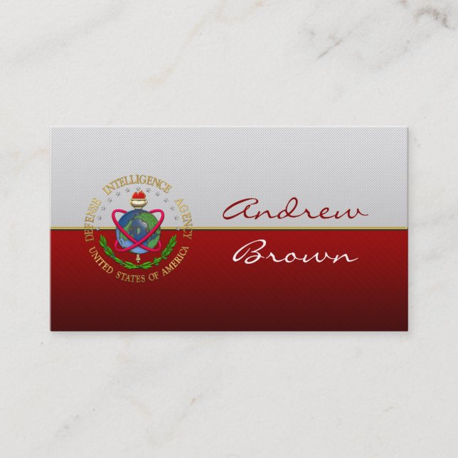 [154] Defense Intelligence Agency: DIA Special Visitenkarte (Vorderseite)