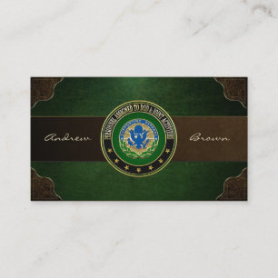[154] DOD & Joint Activities DUI Special Edition Visitenkarte