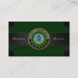 [154] DOD & Joint Activities DUI Special Edition Visitenkarte