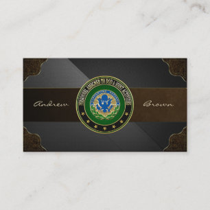 [154] DOD & Joint Activities DUI Special Edition Visitenkarte