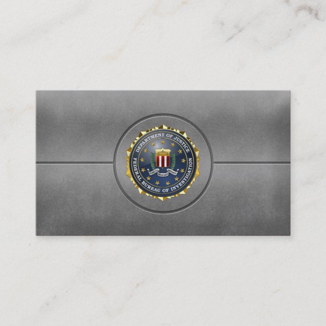 [154] FBI Special Edition Visitenkarte (Vorderseite)