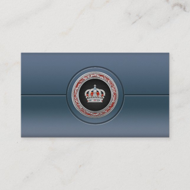[154] Prinzessin King-Queen Crown [Silver] Visitenkarte (Vorderseite)