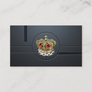 [154] Royal Crown [Fur+Gold][Red] Visitenkarte