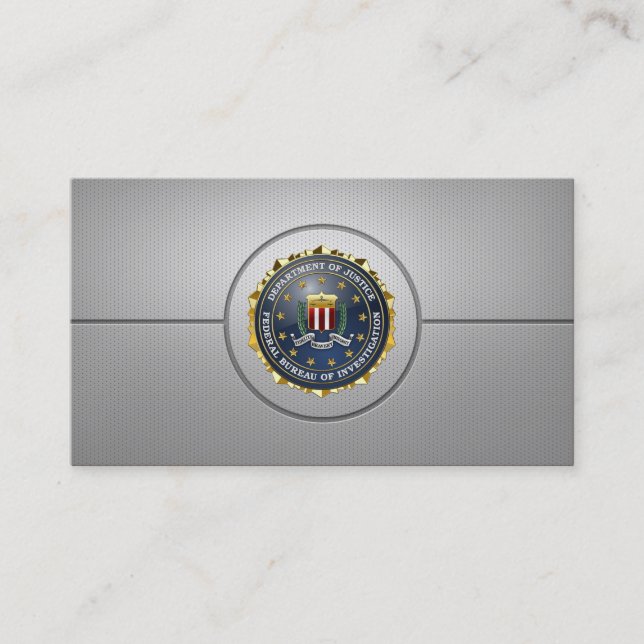 [154] Sonderausgabe FBI Visitenkarte (Vorderseite)