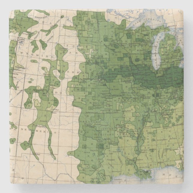 155 Mais/Morgen Steinuntersetzer (Vorderseite)