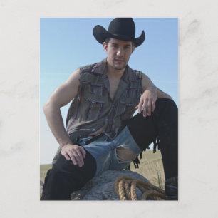 15631-RA Cowboy Postkarte