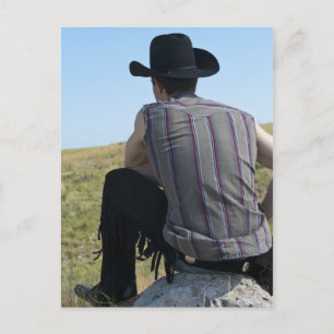 15649-RA Cowboy Postkarte