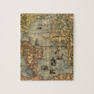 1565 Forlani AntiquevWeltkarte Renaissance