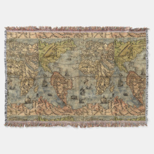 1565 Forlani AntiquevWeltkarte Renaissance Decke