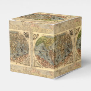 1565 Forlani AntiquevWeltkarte Renaissance Geschenkschachtel