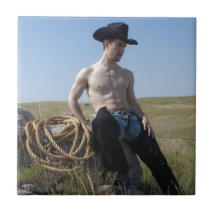 15693-RA Cowboy Fliese