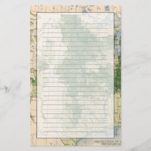 156 Weizen/Quadratmeilen Briefpapier