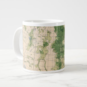 156 Weizen/Quadratmeilen Jumbo-Tasse