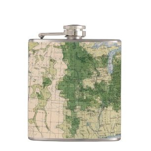 156 Wheat/sq Meile Flachmann